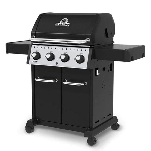 Broil King CROWN 420 4-Burner BBQ with Heavy-Duty Cast Iron Cooking Grids