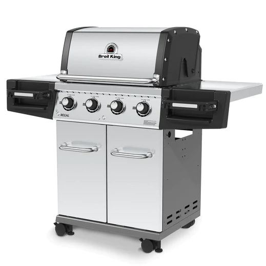 Broil King REGAL S420 PRO 4-Burner BBQ with 9mm Stainless Steel Cooking Grids