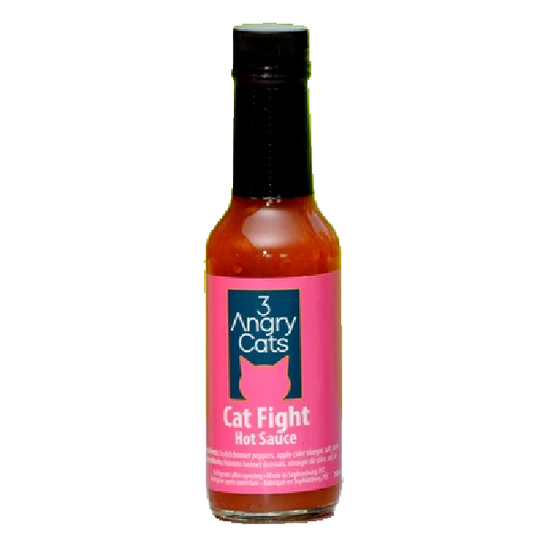 3 Angry Cats Cat Fight Hot Sauce