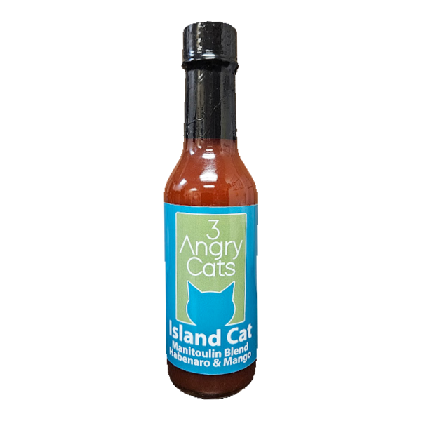 3 Angry Cats Island Cat Hot Sauce