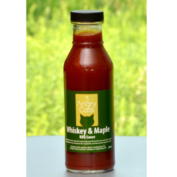 3 Angry Cats Whiskey Maple BBQ Sauce