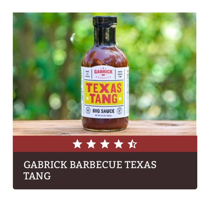 Gabrick Texas Tang BBQ Sauce