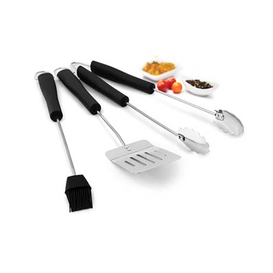 GrillPro Set Of Three Stainless Steel Wire Utensils 42120