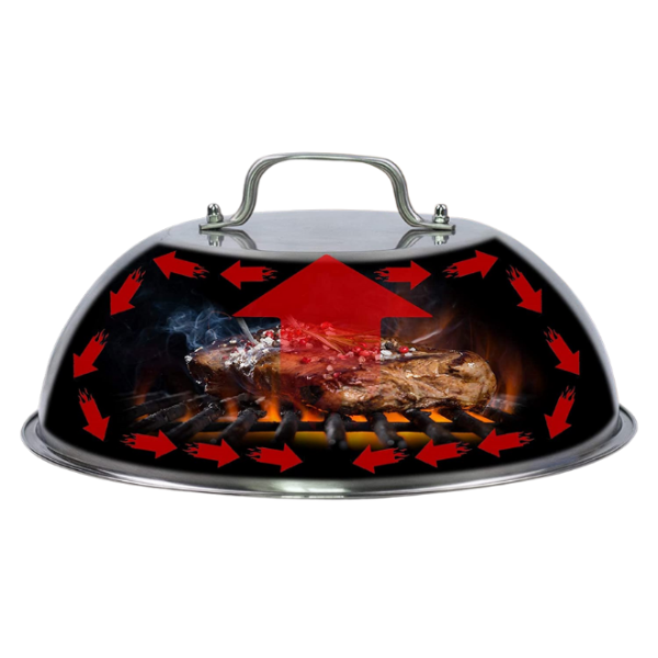 Jim Beam 9" Burger Cover and Cheese Melting Dome