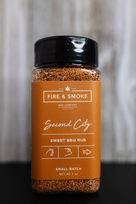 Fire and Smoke BBQ Second City Sweet and Flavorful Barbecue Rub