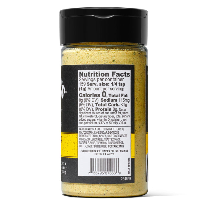 Kinder's Lemon Butter Garlic Seasoning 5.6oz