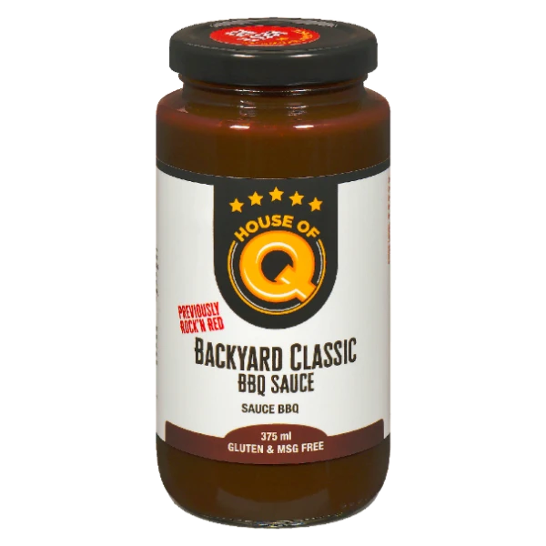 House of Q Backyard Classic BBQ Sauce (Rock’n Red)