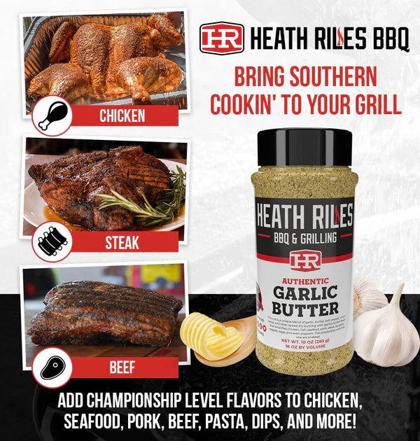 Heath Riles BBQ Garlic Butter Rub Bulk Bag 2lb