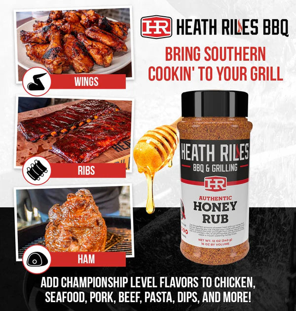 Heath Riles BBQ Honey Rub Bulk Bag 2lb