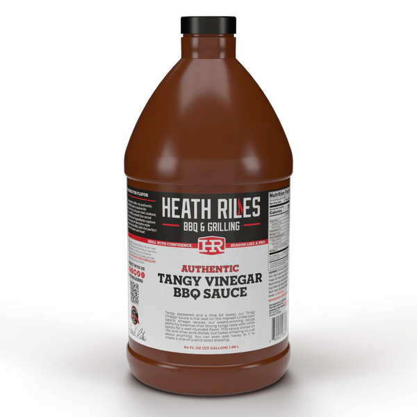 Heath Riles BBQ Tangy Vinegar BBQ Sauce Half Gallon