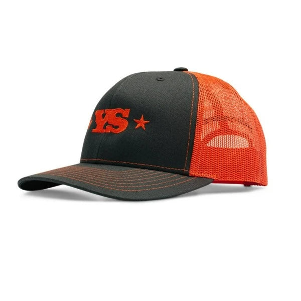 Yoder Smokers YS Trucker Hat (Orange / Charcoal)