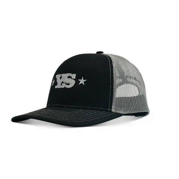 Yoder Smokers YS Trucker Hat (Black / Gray)