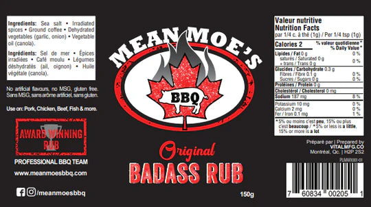 Mean Moe's BBQ Original Badass Rub