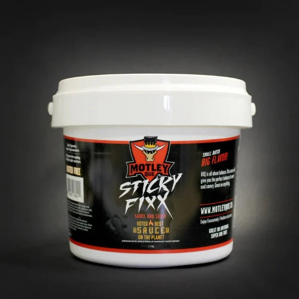 Motley Que Sticky Fixx Sauce - 1.75L Pail