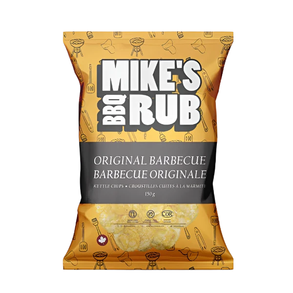 Mike's BBQ Rub Kettle Chips Original Barbecue