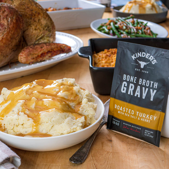 Kinder's Roasted Turkey Bone Broth Gravy  with Sea Salt and Herbs 1oz