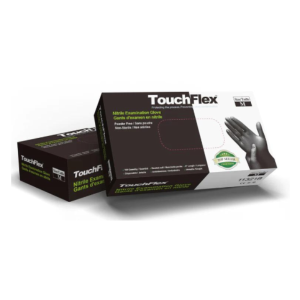 Black Nitrile Disposable Gloves 4.5 Mil (100 gloves/ Box) — All BBQ Canada