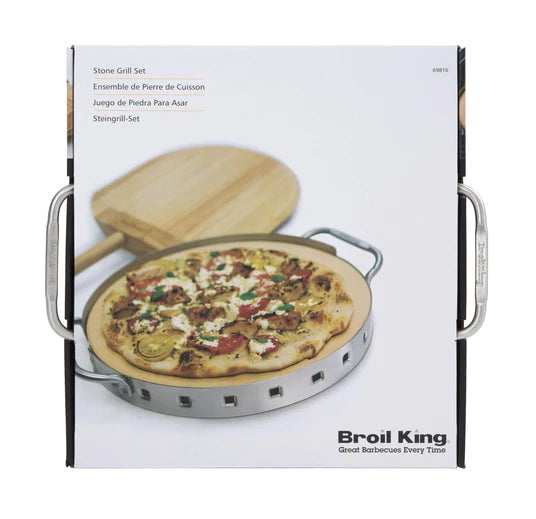 Broil King Imperial Pizza Stone BBQ Set 69816