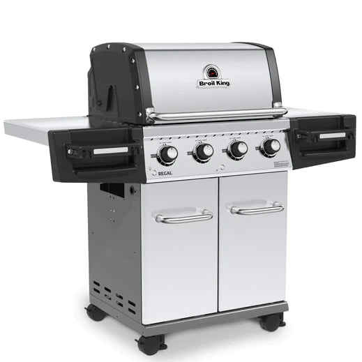 Broil King REGAL S420 PRO 4-Burner BBQ with 9mm Stainless Steel Cooking Grids