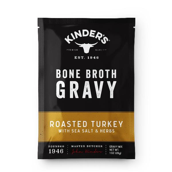 Kinder's Roasted Turkey Bone Broth Gravy  with Sea Salt and Herbs 1oz