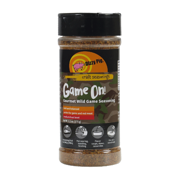 Dizzy Pig BBQ Game On Venison Rub Spice 6.2 Oz