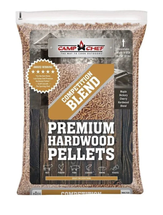 Camp Chef Competition Blend Premium Hardwood Pellets (Maple, Hickory and Cherry) - 20lbs