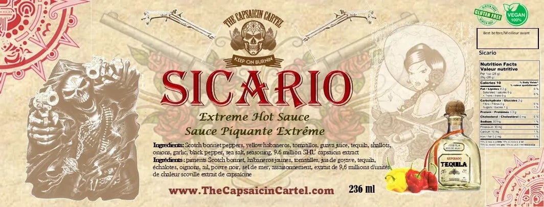 Capsaicin Cartel Sicario - extreme hot sauce