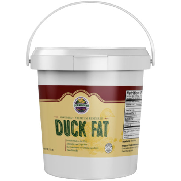 Cornhusker Kitchen Premium Rendered Duck Fat Tub (1.5lb)