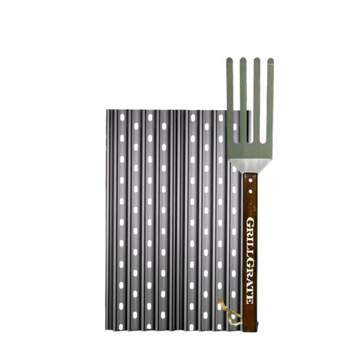 GrillGrate Set of TWO 15" Panels + Tool