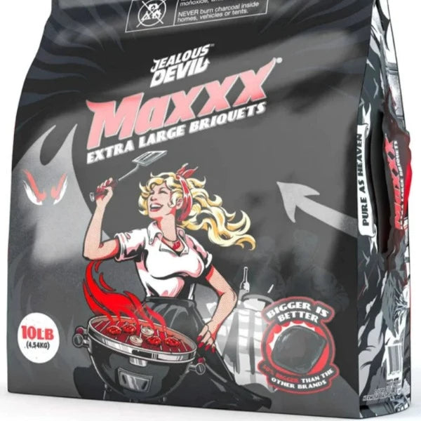 Jealous Devil Maxxx XL Briquets - All Natural (10 lb.)