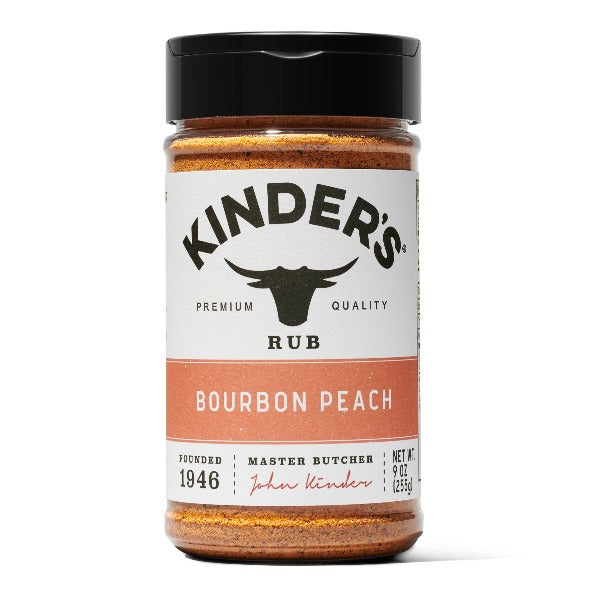 Kinder's Bourbon Peach Rub 9.0oz