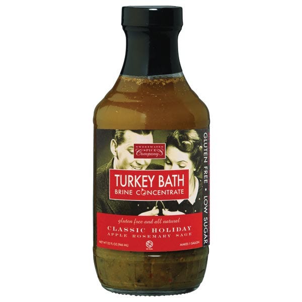 Sweetwater Spice Apple Rosemary Sage Classic Holiday Turkey Bath Brine Concentrate
