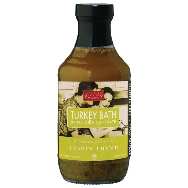 Sweetwater Spice Lemon Thyme Turkey Bath Brine Concentrate