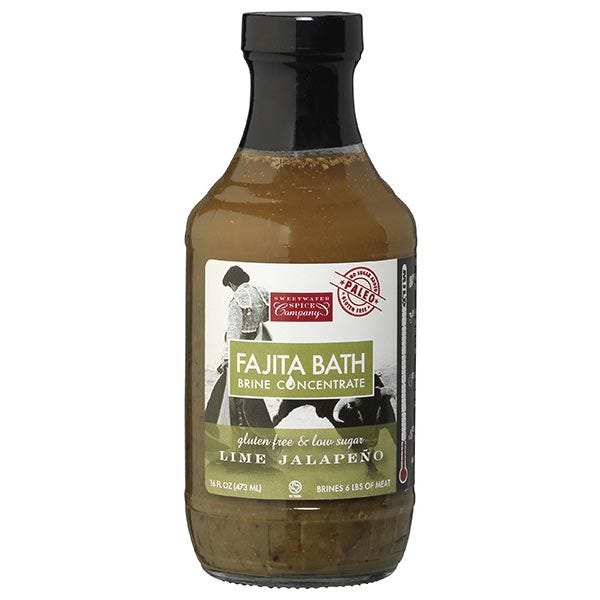 Sweetwater Spice Lime Jalapeno Fajita Bath Brine Concentrate